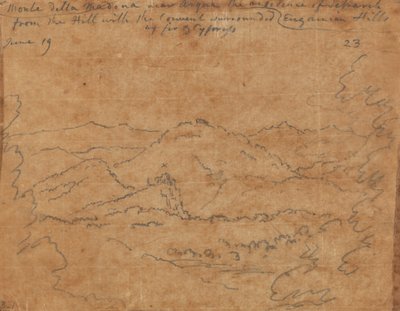 Monet della Madonna near Arquà, June 19 by John Robert Cozens